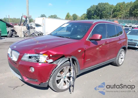 2013 BMW X3 xDrive35I z USA, uszkodzony, nr VIN 5UXWX7C50DL982492